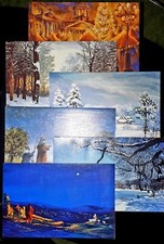 6 Składanych pocztówek malowanie ust i stóp. Bardzo dobrze zachowany. Nieopisane