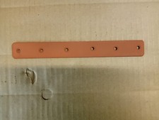 2x 25 mm x 9 Zoll (23 cm) rot oxidbeschichtete Metallstreifen zur Verstärkung von Fugen nützlich.