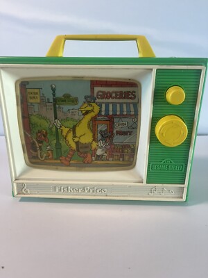 VTG Fisher Price Sesame Street Music Box TV Muppets People In Your  Neighborhood