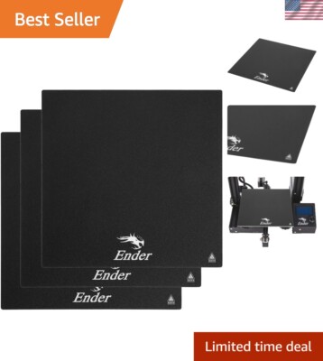 3PCS Heat Bed Platform Sticker Sheets - 235x235mm for Ender Series 3D Printers