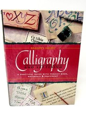 Readers Digest Calligraphy  Lettering Set Project Book Materials Equipment NEW