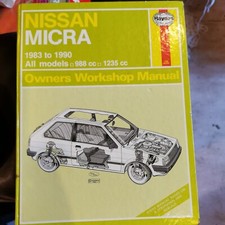 Nissan Micra 1983 to 1986 Haynes hardback Workshop Manual