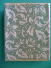 Elegant Leaf and Flower Background, Large RUBBER STAMPEDE Rubber Stamp
