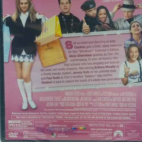 Clueless " Whatever Edition " DVD Movie Alicia Silverstone - Picture 4 of 7