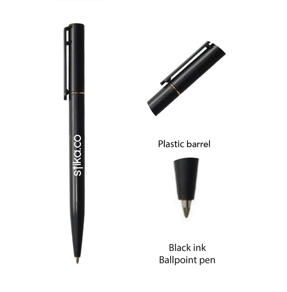 Imprimé Personnalisé Client Blanc ou Noir Stylo Extra, Bille Promotionnel Bureau - Photo 3/4