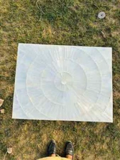 Handmade Selenite Crystal Coffee Table – Natural Stone Hallway Entryway Decor