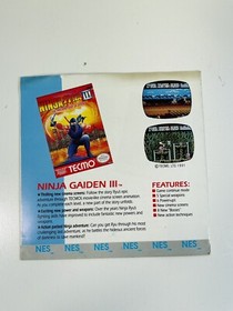 Super Tecmo Bowl Nintendo NES Instructions Manual Booklet Tecmo All Inserts