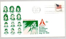 25 CANDIDATES DECLARED NASA ASTRONAUTS 8/31/79, SALLY RIDE, KATHY SULLIVAN