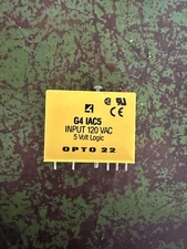 OPTO 22 INPUT MODULE G4 IAC5 120  VAC  5VOLT LOGIC  (yellow)  NEW