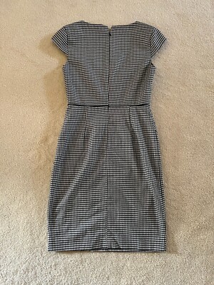Black Halo Houndstooth black and white Print Dress 6 | eBay Black Halo Houndstooth black and white Print Dress 6 | eBay