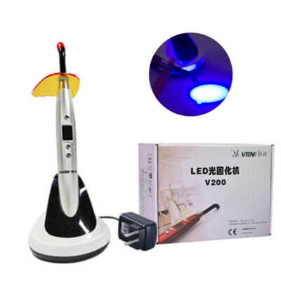 Colorful Dental Wireless LED Curing Light Blue Light 200mW/cm²