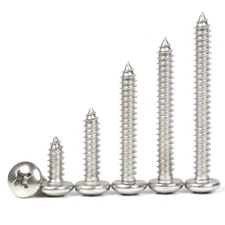M2.6 M3 M3.5 Stainless Steel Phillips Pan Head Self Tapping Screws