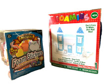 S217- DARICE - FOAMIES - "SNOW CASTLE" 3D Foam Kit  5 Oz of 3D FOAM STICKERS
