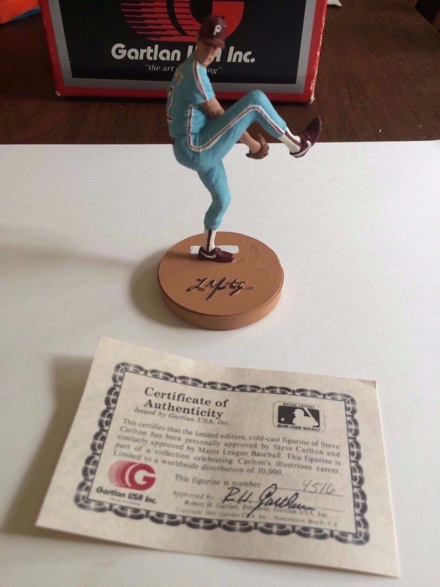 ■ MLB Steve Carlton Gartlan USA　Figurine Gartlan USA Inc. Steve Carlton Phillies Figurine W/ Box | eBay