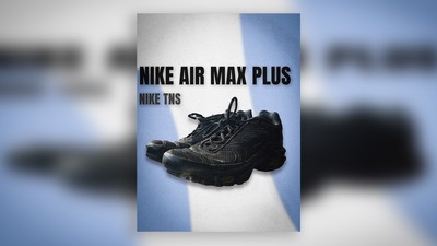 Nike Air Max Plus / Nike TNS - Triple Black -Size 43