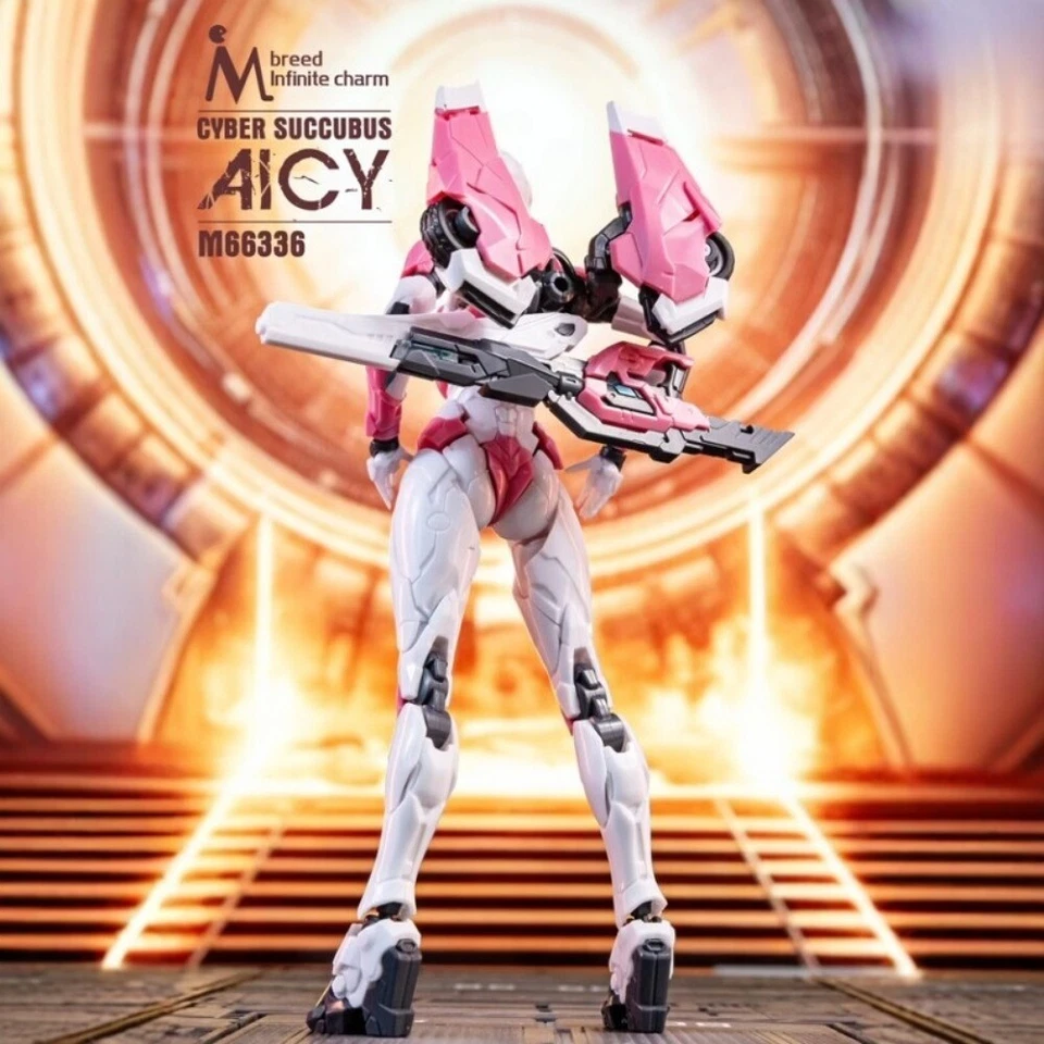 Figura de acción M66336 SKYE AICY Arcee modelo montado Mech juguetes transformables Foto 3 de 4