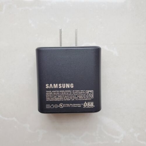 45w USB-C Super Fast Wall Charger or 6FT Cable For Samsung Galaxy S24 S23 S22 21 - Picture 9 of 10