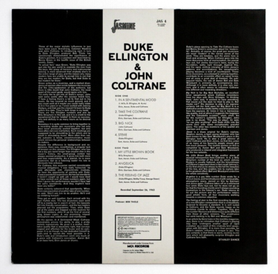 NM DUKE ELLINGTON & JOHN COLTRANE jazz UK Jasmine (Impulse !) JAS