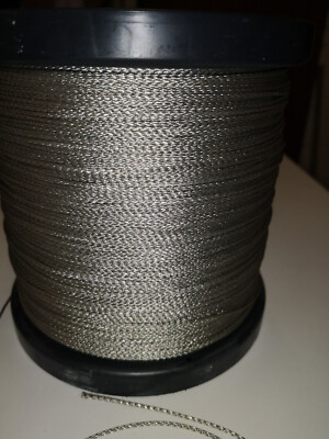 Leuchtenkabel - Pendelleuchte-Seil d=1,5mm 5 m Litze Geflecht blank ohne Isolier