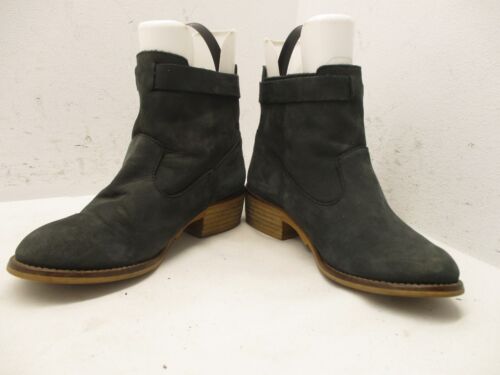 Botines Coolway de cuero nobuck negro envejecido para mujer talla 38 EUR - Imagen 4 de 9