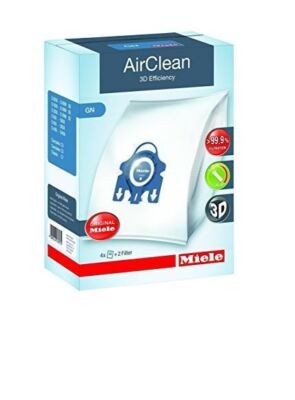 4 Miele GN Hyclean 3D Efficiency Staubsaugerbeutel & 2 Filter NEU