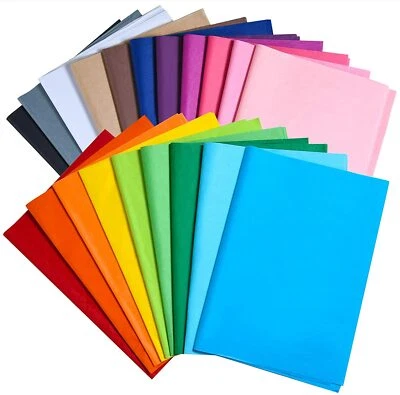 Tissue Paper Acid Free Coloured 20 x 30" Quality Sheets 50x75cm Large Gift Wrap