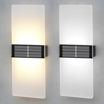 2X Solar Deck Light 12LED Path Garden Patio Pathway Stairs Fence Lamp Outdoor