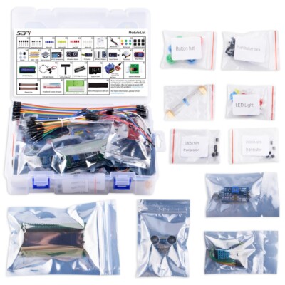 Raspberry Pi Complete Starter Kit DIY Electronic Project LED Sensor Breadboard