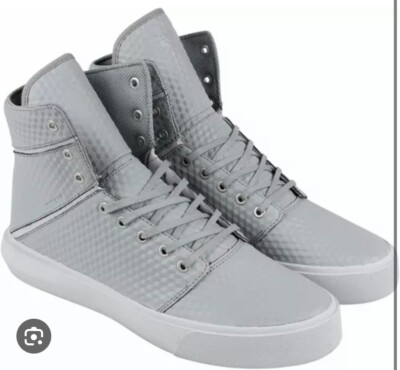 NEW MENS SUPRA CAMINO GREY-  light gray 08098-051 SZ 11.5