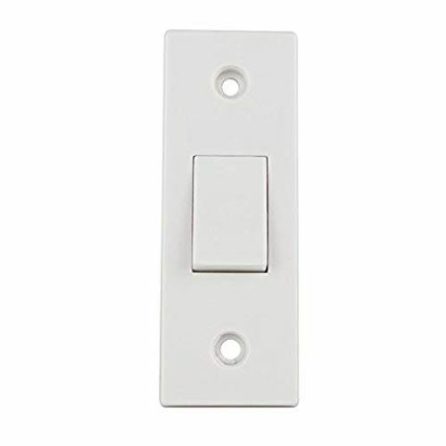 Single Architrave Light Switch 1 Gang 2 Way Narrow Rocker White eBay