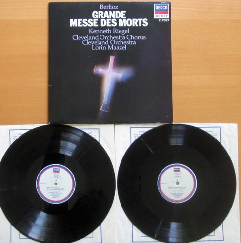 410 267-1 Berlioz Grande Messe Des Morts Lorin Maazel 2xLP Decca NM/EX Gatefold - Picture 4 of 6
