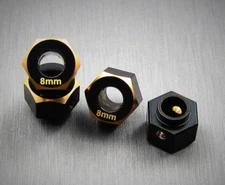 Samix RC 8mm Brass 25g Wheel Hex Adapter Set - For  Traxxas TRX-4 TRX4-4063-8