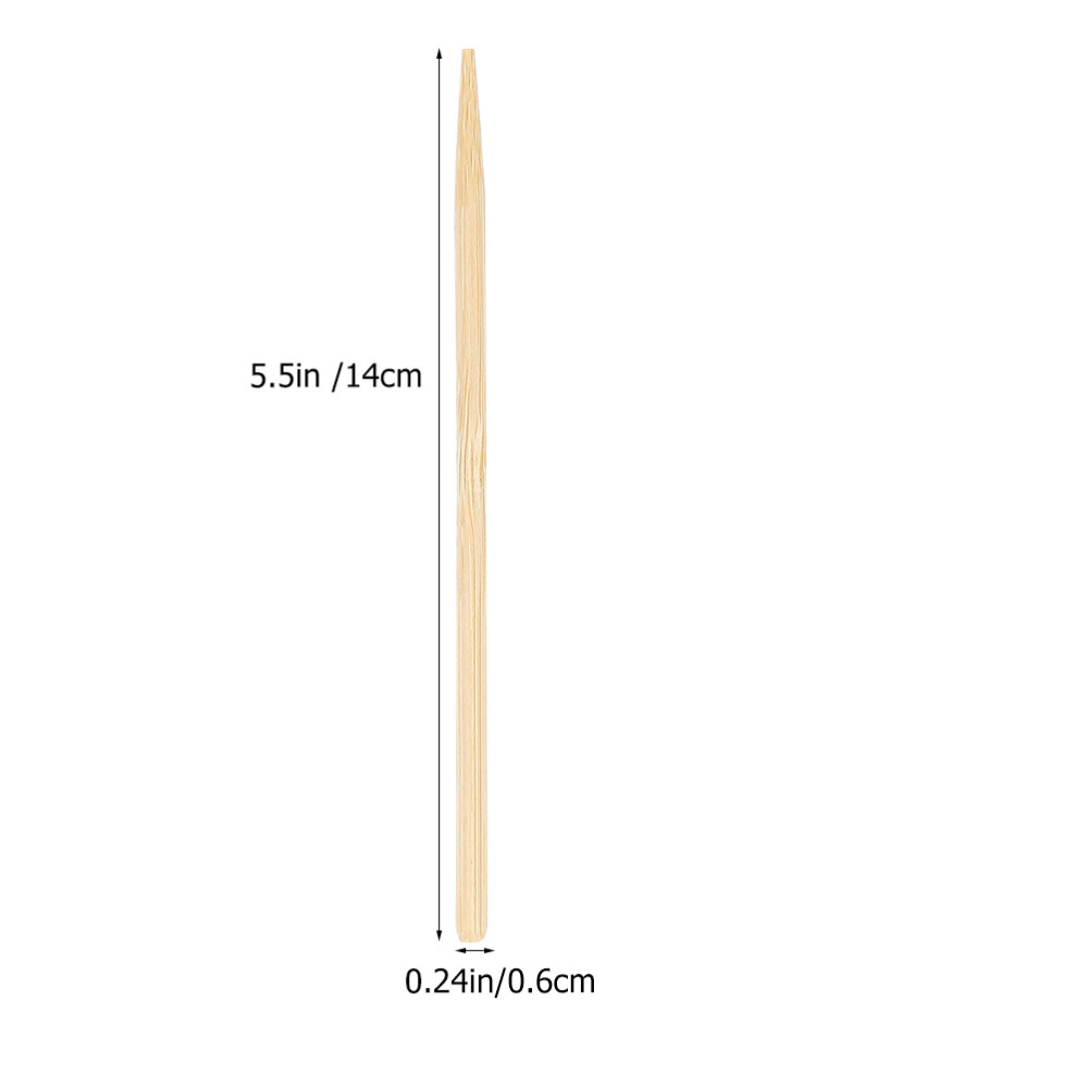 100 Pcs Scratch Paper Wood Stylus Sticks Draw Art Tools Pen Paint Child