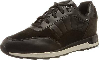 DAMEN-SNEAKER GRÖSSE 4 37 GEOX D NEU ANEKO B ABX B SCHWARZ ECHTLEDER