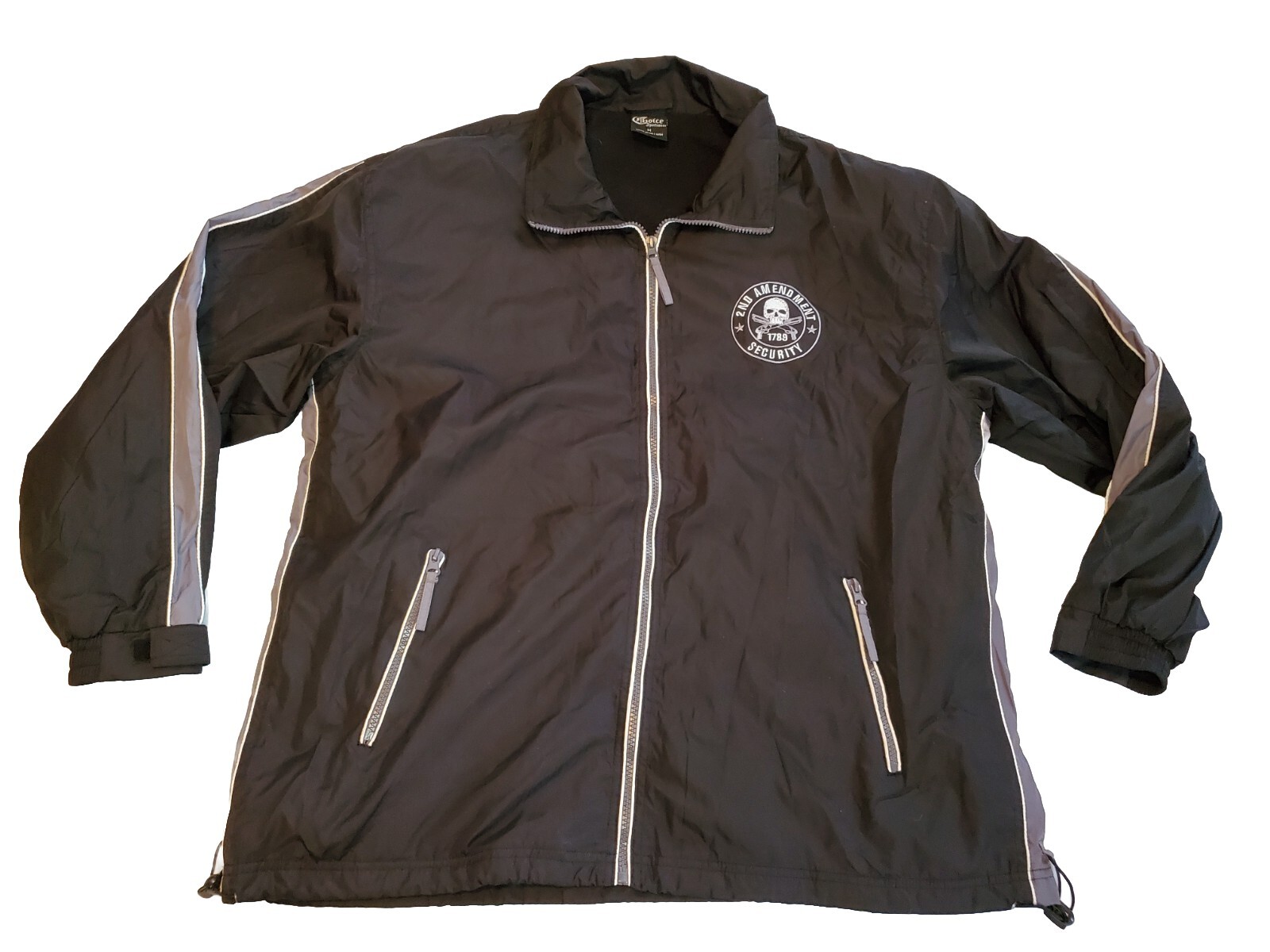 Second 2nd Amendment Security Black Embroidered F… - image 1