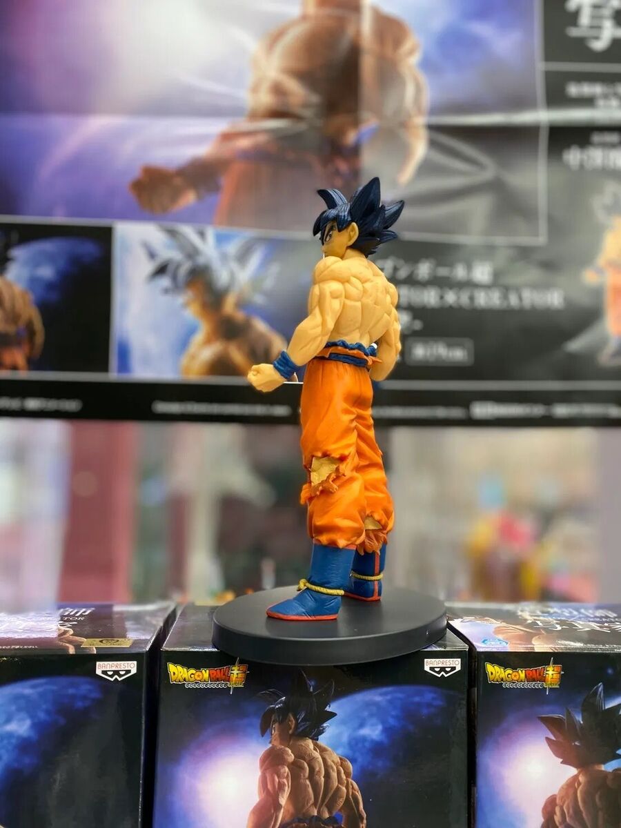 DRAGON BALL SUPER - SON GOKU ULTRA INSTINCT - FIGURINE CREATOR X CREATOR  19CM