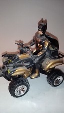 Batman Bootleg Figure, "Batman on Quad" with Retraction Spring, 13 cm, from 1990