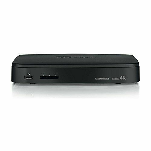 TELE System 21005242 Decoder 4K Ultra HD Dual Tuner HEVC 10 Bit