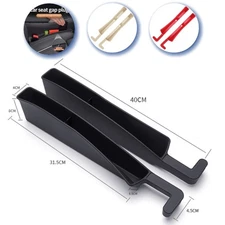 2PCS Upgrade Car Seat Gap Filler Storage Phone Holder Stop Dropping Multicolored