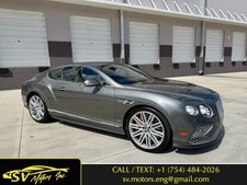 2016 Bentley Continental GT Speed Coupe 2D