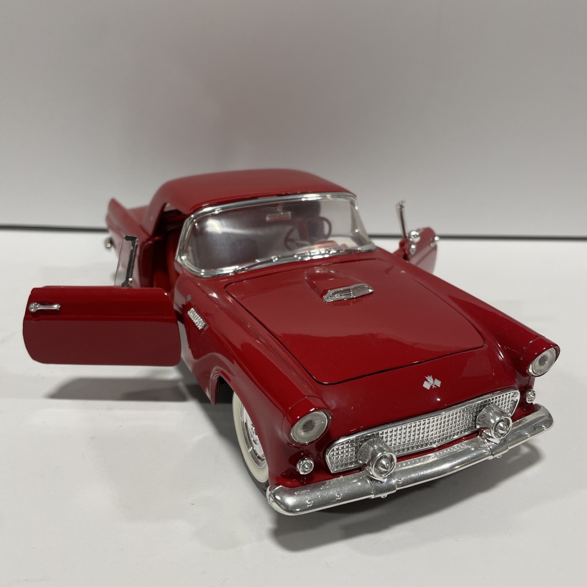 REVEL - Revell レベル THUNDERBIRD ダイキャストミニカー Revell 1955 Ford Thunderbird Convertible Red 1/18 Diecast | eBay