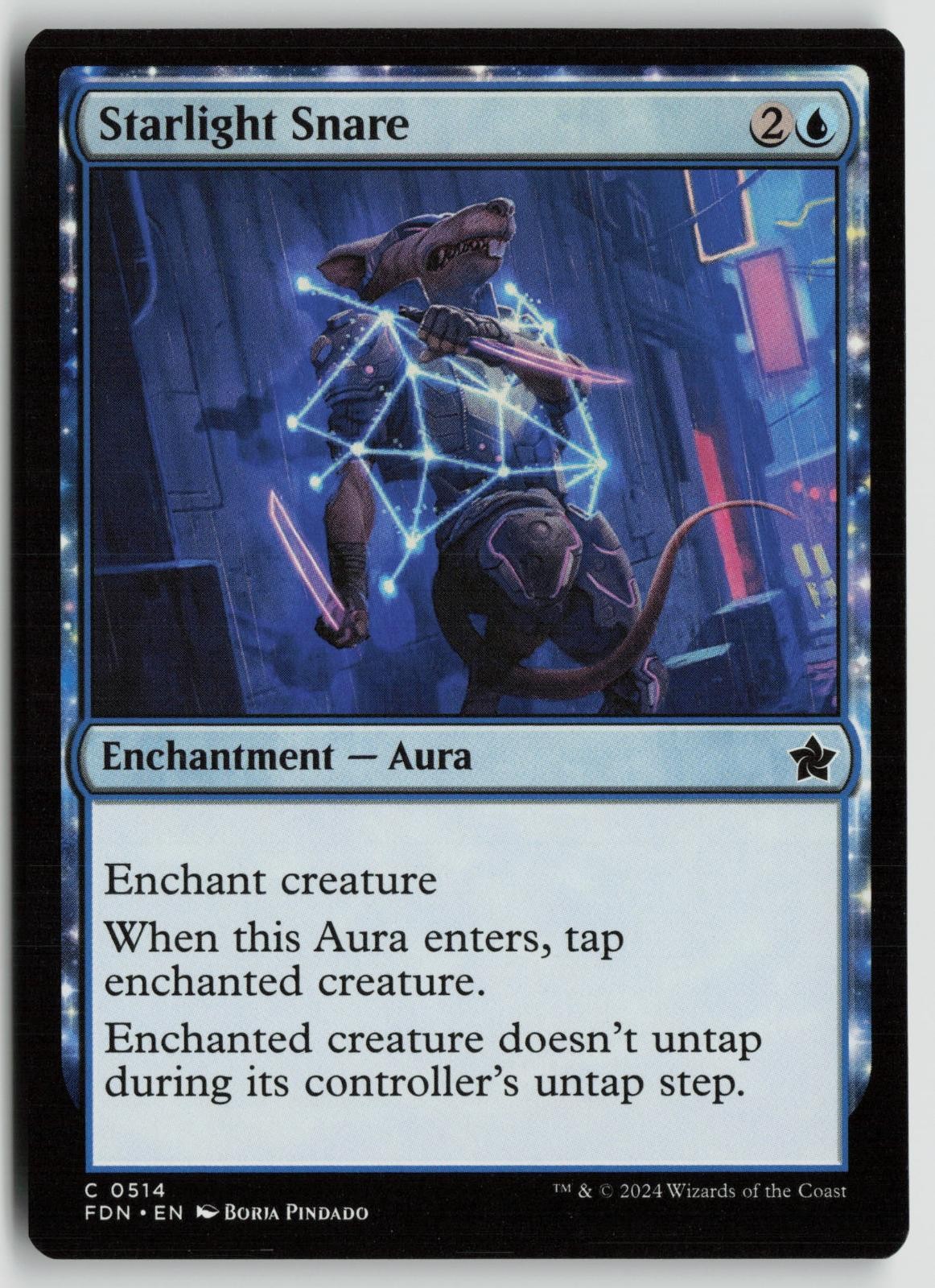Starlight Snare Lightly Played 514 Foundations MTG