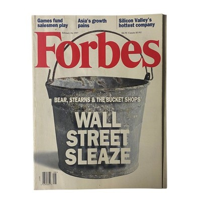 Forbes Magazine February 24, 1997 Vol 159 No. 4 Wall Stree Sleaze No Label VG