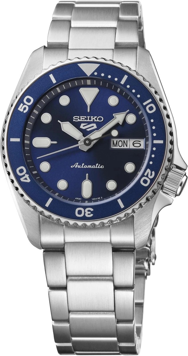 Seiko Men's 5 Sports Automatic Blue Dial Watch - SRPL77K1 NEW | eBay