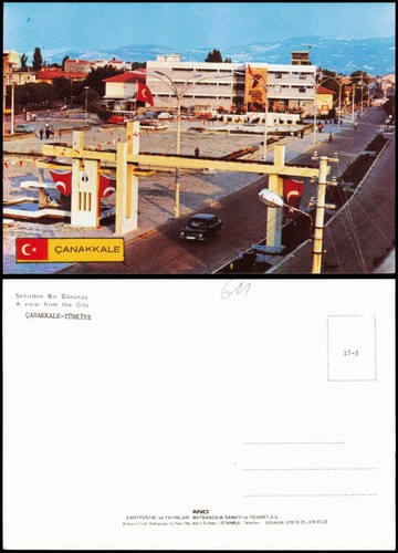 Türkei ÇANAKKALE-TÜRKİYE A view from the City Sehirden Bir Görünüş 1980 - Bild 1 von 3