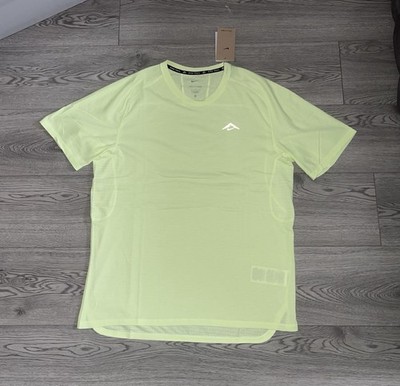 Großes Nike Trail Solar Chase Herren Dri-FIT Lauftop Barely Volt L HJ3580 701