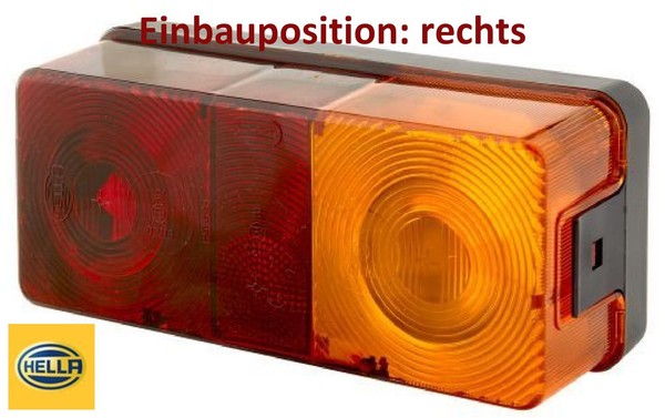 Hella 2SD002582-021 Heckleuchte Rechts RüCklicht Hecklicht RüCkleuchte-image