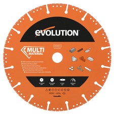 Evolution Md230seg-cs Segmented Edge Multi-purpose Diamond Saw Blade 9 Inch