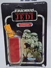 1983 Star Wars ROTJ STORMTROOPER Card Back ONLY With Attached Bubble - Unpunched
