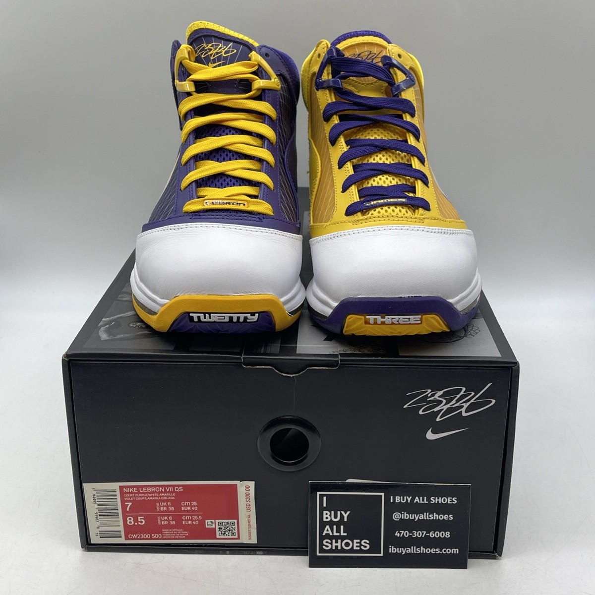 Size 7 - Nike LeBron 7 QS Media Day for sale online | eBay